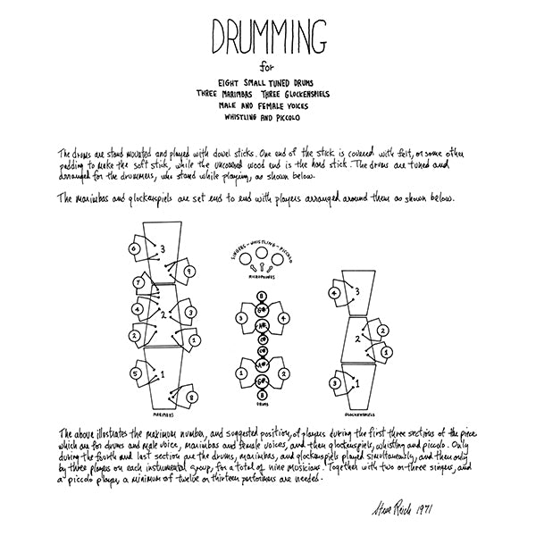 Steve Reich - Drumming 2xLP Superior Viaduct - Superior Viaduct