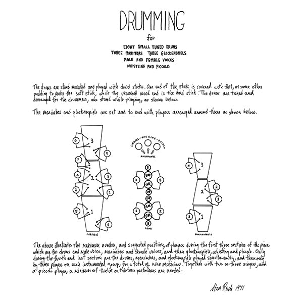 Steve Reich - Drumming 2xLP